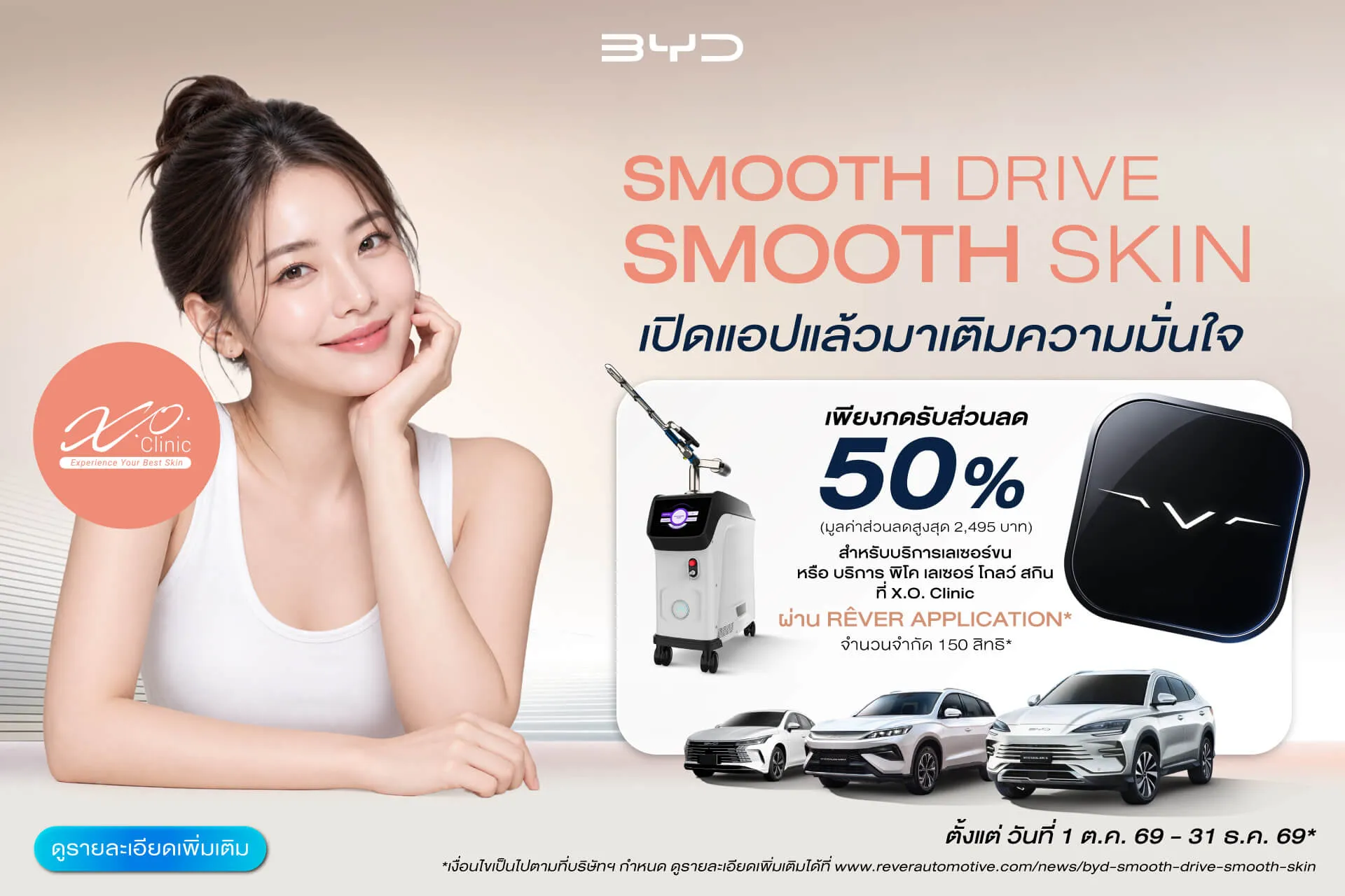 กิจกรรม สมูท ไดร์ฟ สมูท สกิน (SMOOTH DRIVE SMOOTH SKIN)