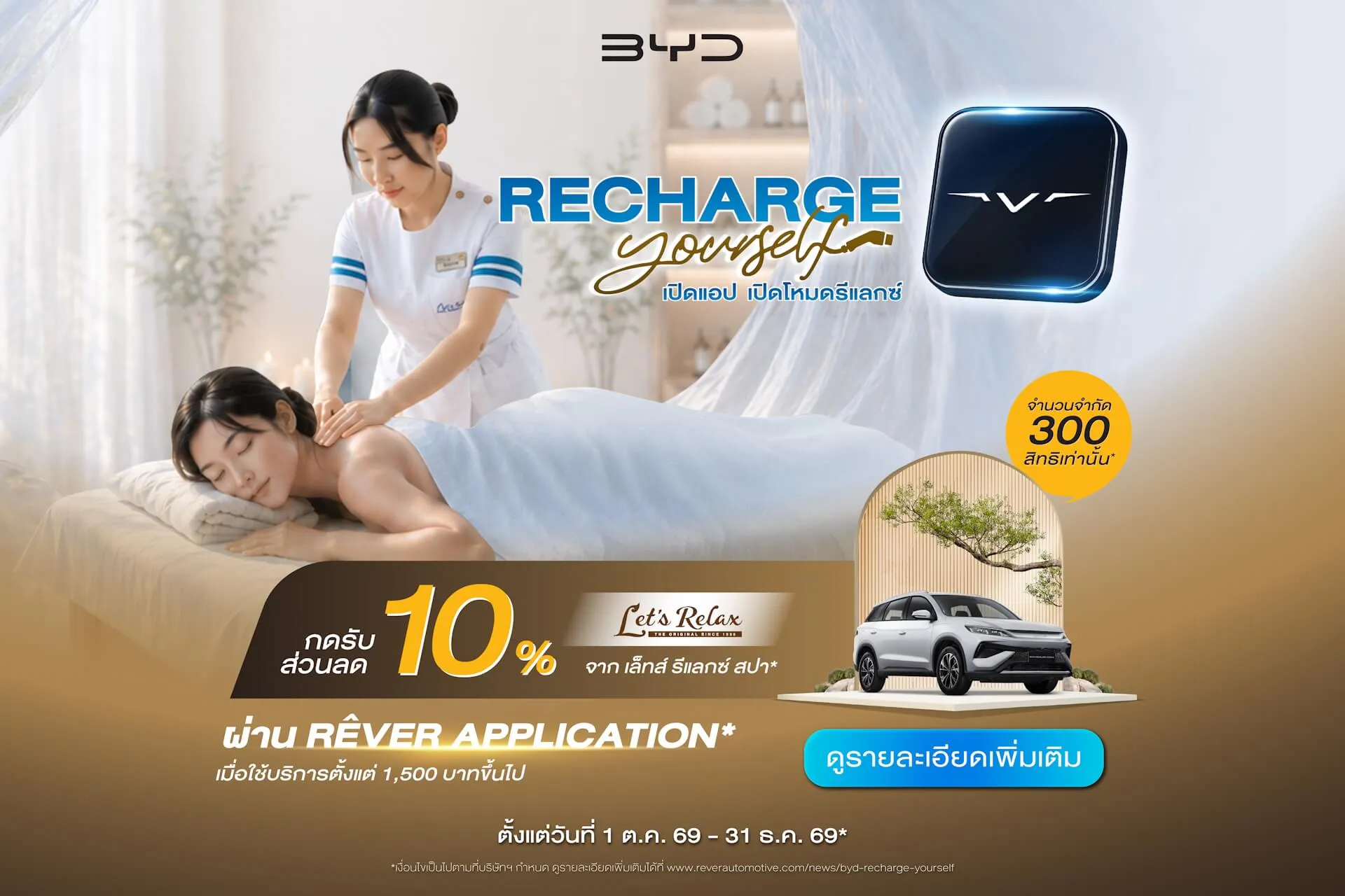 กิจกรรม รีชาร์จ ยัวร์เซลฟ์ RECHARGE YOURSELF
